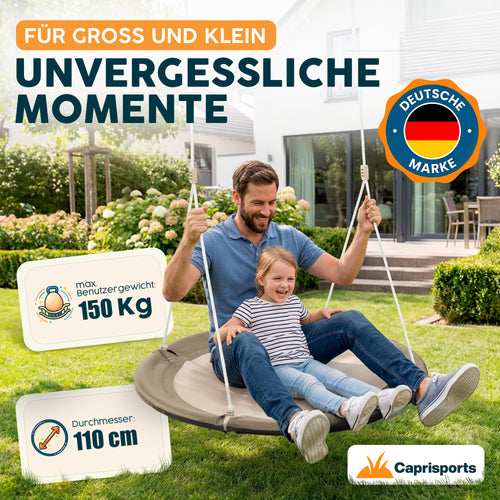 Caprisports Nestschaukel outdoor - inklusive Abdeckhaube