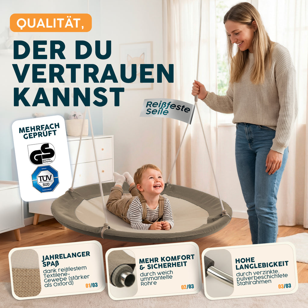 Caprisports Nestschaukel outdoor - inklusive Abdeckhaube