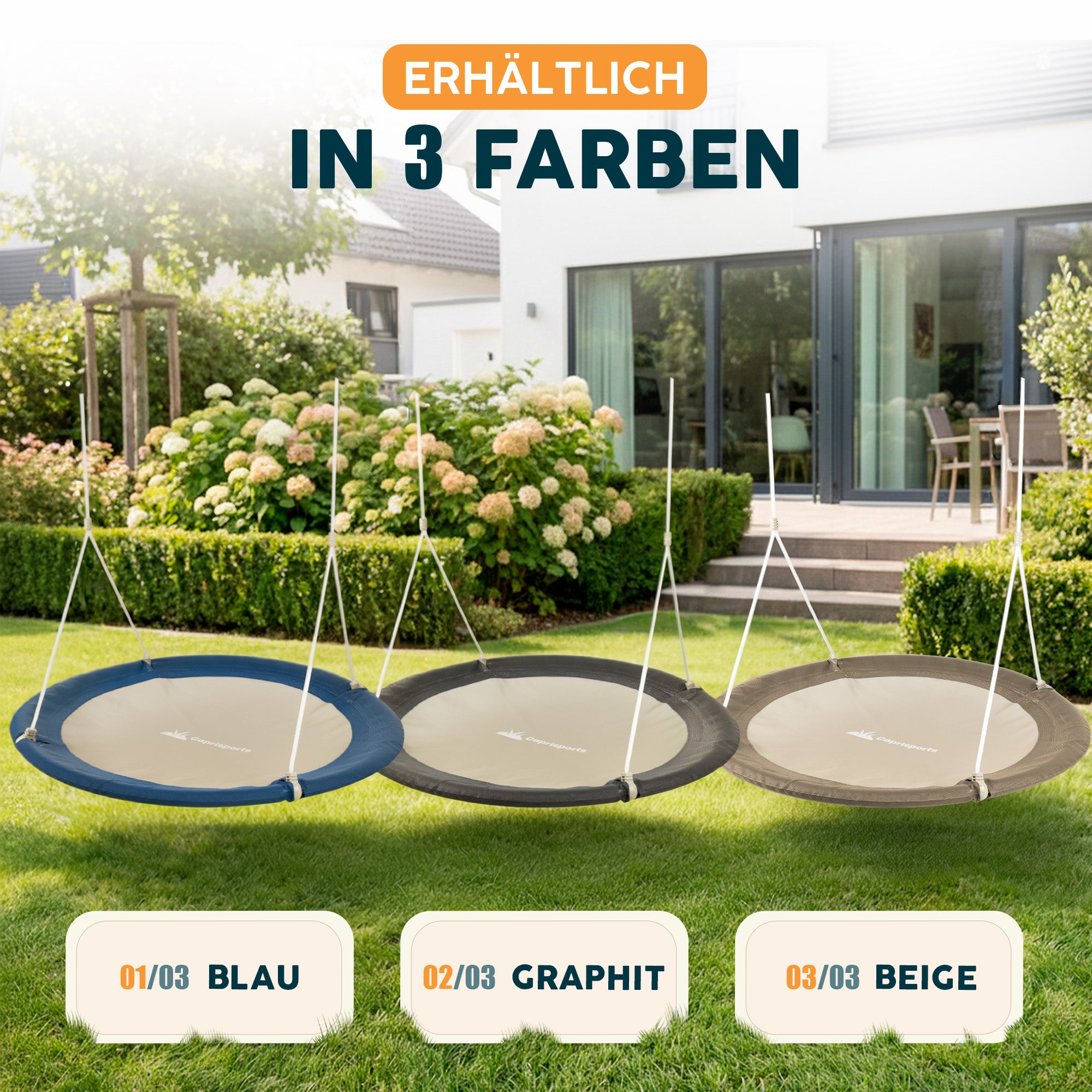 Caprisports Nestschaukel outdoor - inklusive Abdeckhaube