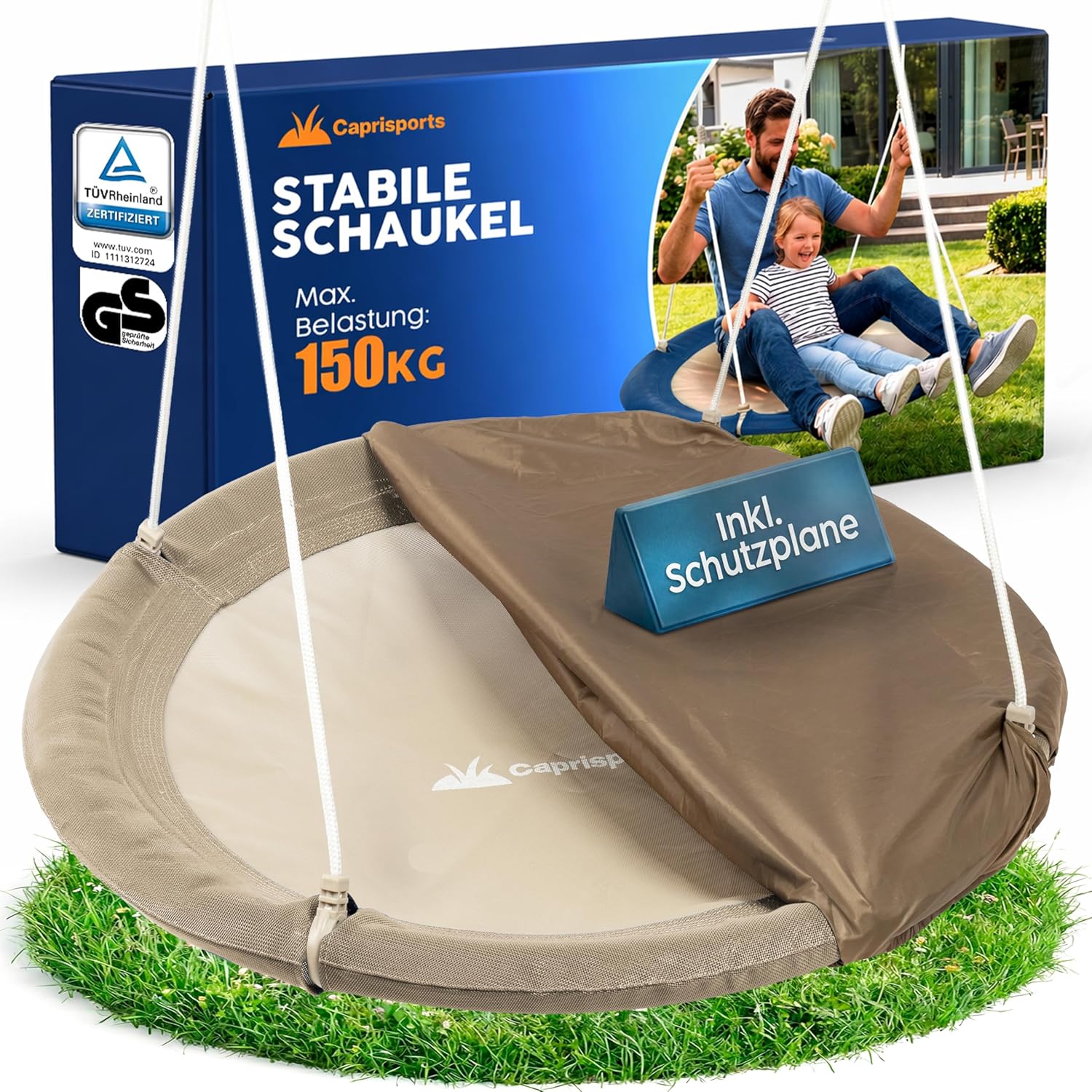 Caprisports Nestschaukel outdoor - inklusive Abdeckhaube